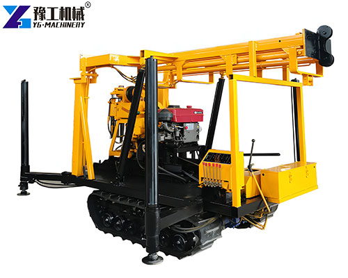 crawler mounted well drilling rig