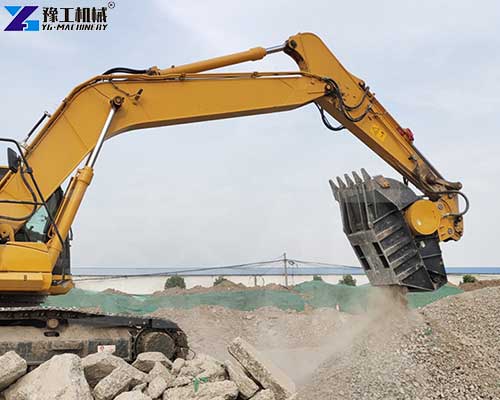 excavator rock crusher bucket excavator rock crusher bucket