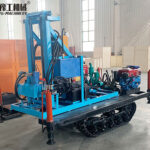 Small water well drilling machine exported to Italy small water well drilling machine