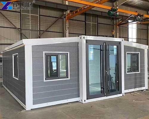 gray foldable modular home