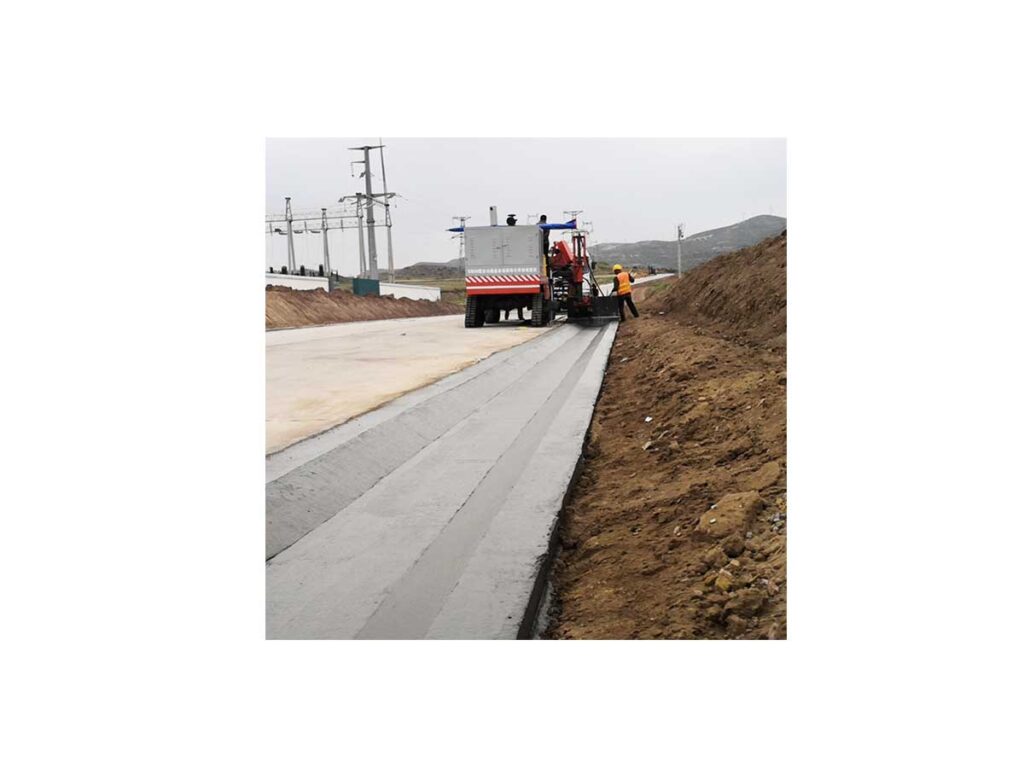 YG's landscape curbing machine