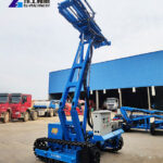 Rock anchor drilling machine sold to Cambodia anchor drilling rig