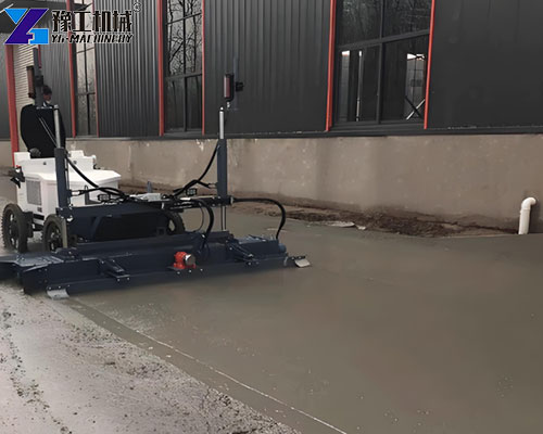application of concrete laser leveling machine