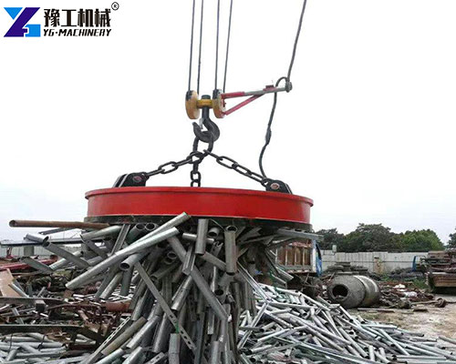 application of scrap metal magnet