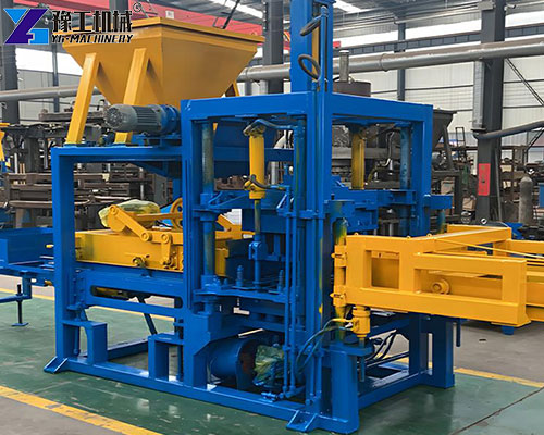 cement block molding machine