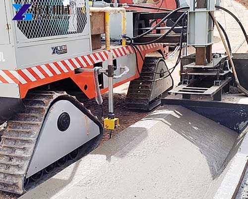 curb and gutter machine application