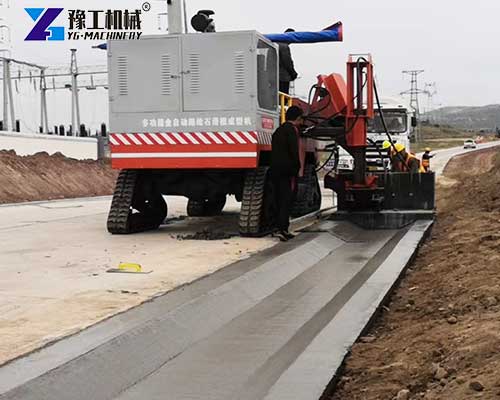 curb paving machine