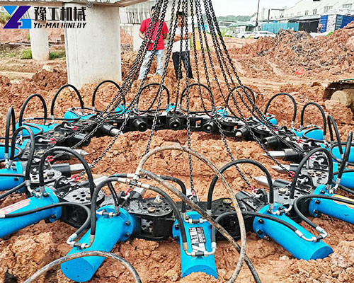 durable excavator attachment pile breaker