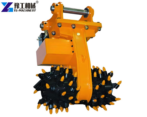 excavator attachment milling machine