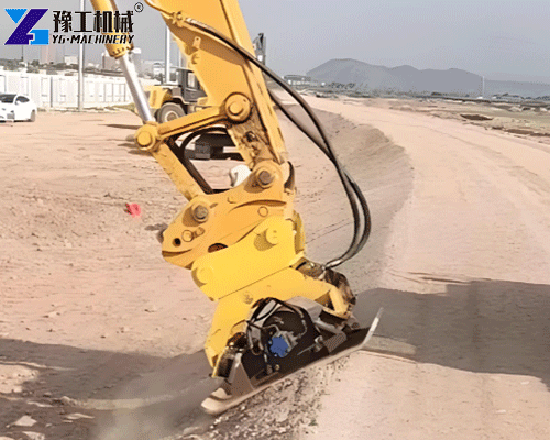 excavator hydraulic compactor application