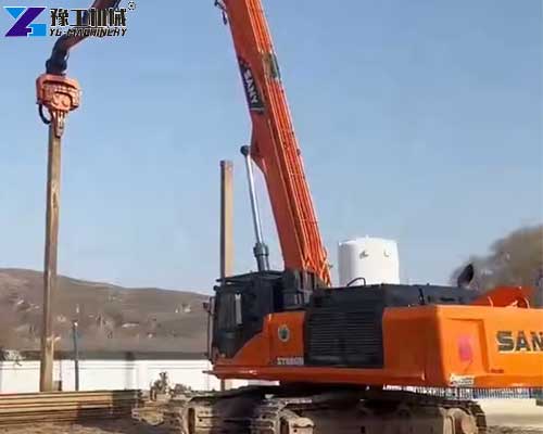 excavator pile drivers excavator pile drivers