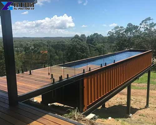 metal container pool