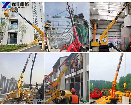 small spider crane application