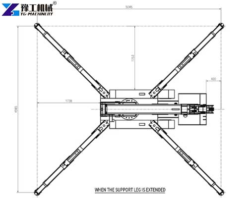spider crane structure spider crane structure