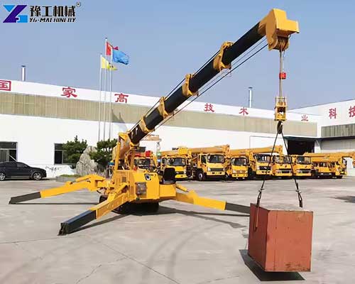 spider crawler crane is working spider crawler crane is working