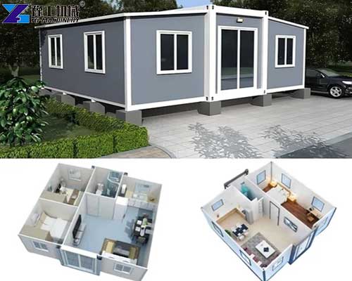 40ft expandable container house with different layout 40ft expandable container house with different layout