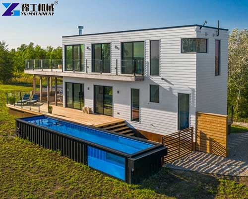 folding house container and swimming pools