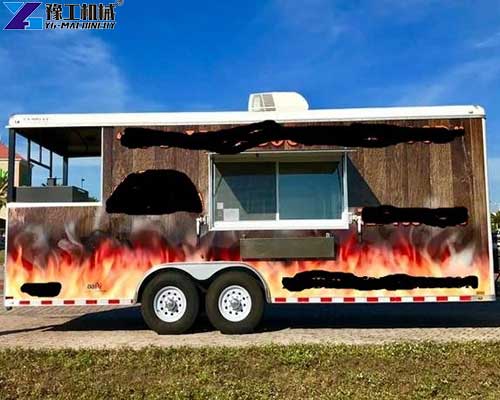 YG mobile BBQ truck for sale