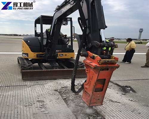 concrete breaker for excavator