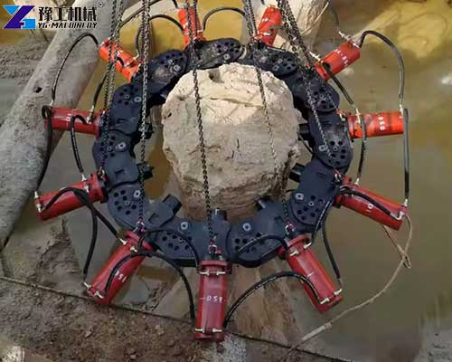 concrete pile cutter machine