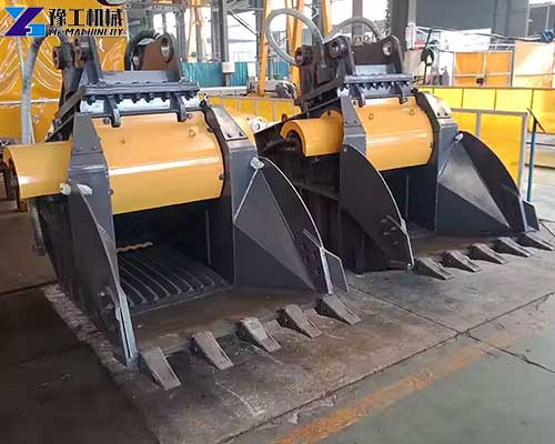 excavator rock crusher bucket from YG excavator rock crusher bucket from YG