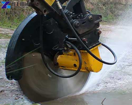 excavator rock saw excavator rock saw