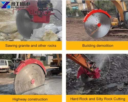 excavator rock saws for sale