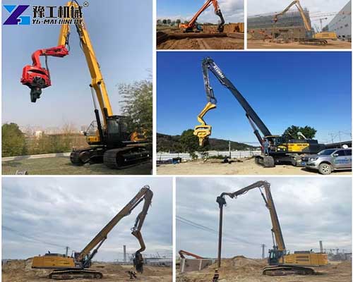hydraulic impact pile hammer