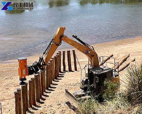 hydraulic pile machine