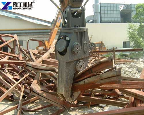 hydraulic shears is working hydraulic shears is working