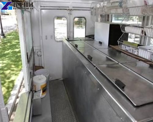 ice cream mobile cart interior