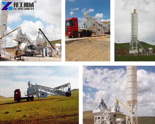 mobile concrete mixing station usage