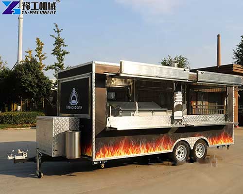mobile kitchen BBQ food trailer