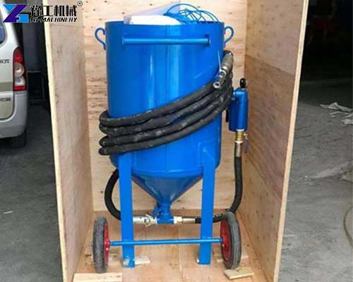 mobile sand blasting machine
