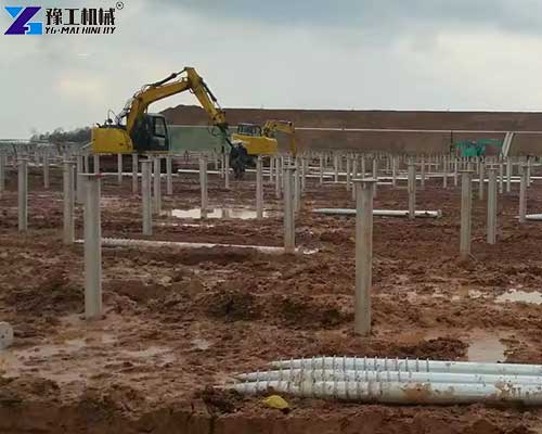 pile driver for mini excavator