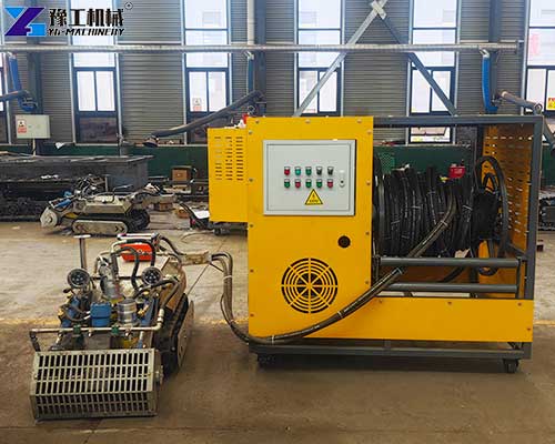 rubber tracked underwater dredging robot rubber tracked underwater dredging robot