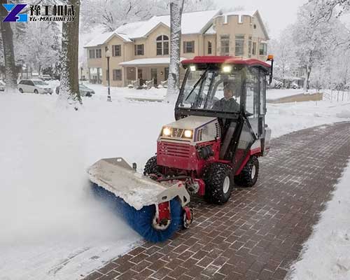 sidewalk snow plow working effect sidewalk snow plow working effect