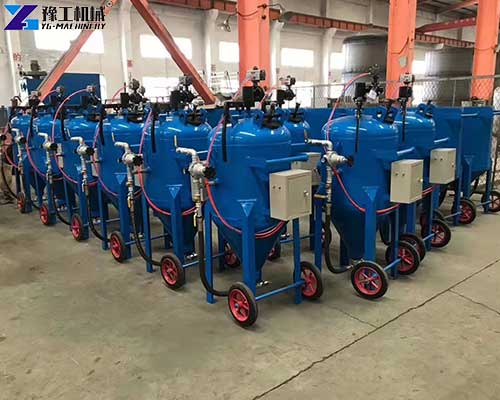 small sand blasting machine from YG