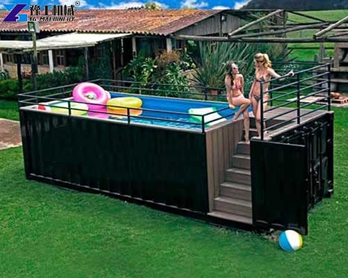 swimming pool container