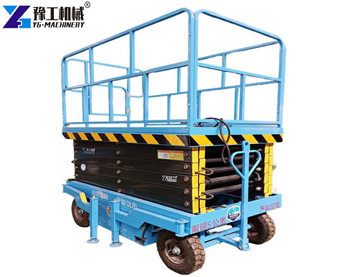 YG's electric scissor lift for sale