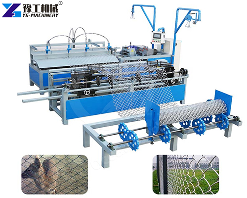 chain link fence making machine