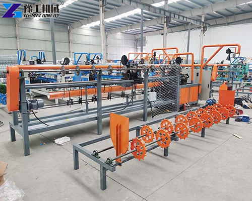 chain link fencing machine