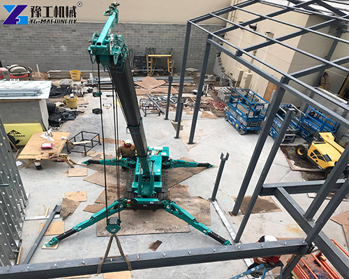 crawler spider crane working crawler spider crane working