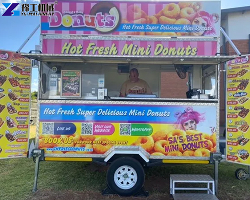 donut trailer on street