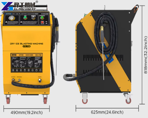 dry ice blasting machine