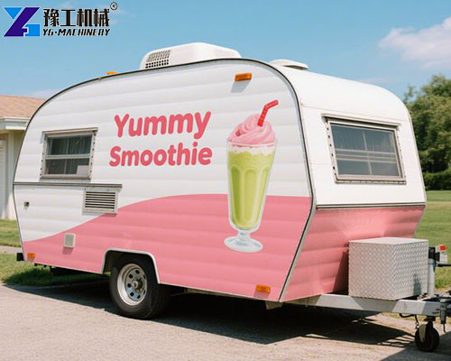 high-quality smoothie mini food trailer