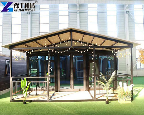 portable expandable house with sloping roofs and terraces portable expandable house with sloping roofs and terraces