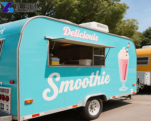 smoothie mobile food trailer for sale