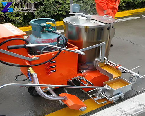 application of thermoplastic paint machine application of thermoplastic paint machine