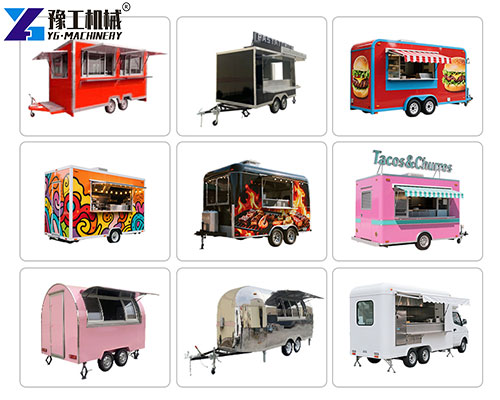 custom food cart from YG factory
